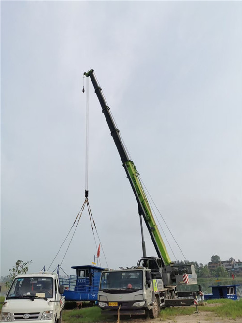 桥东区桥梁建设吊装案例